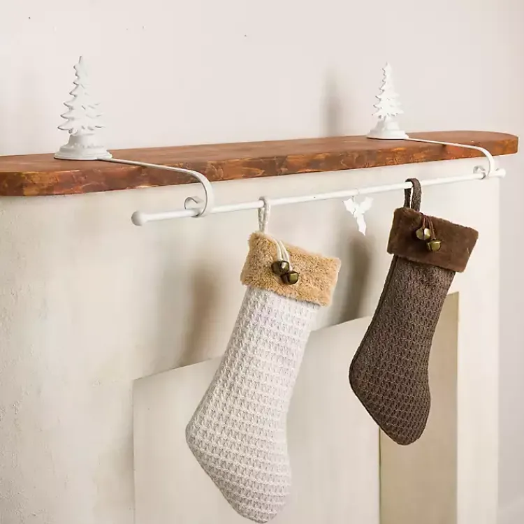 Christmas Stockings & Stocking Holders>Kirklands Home Christmas Tree Rod Stocking Holder White