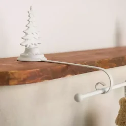 Christmas Stockings & Stocking Holders>Kirklands Home Christmas Tree Rod Stocking Holder White