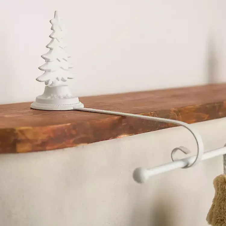 Christmas Stockings & Stocking Holders>Kirklands Home Christmas Tree Rod Stocking Holder White