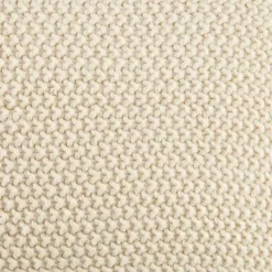Pillows>Kirklands Home Chunky Knit Square Pillow Cover White