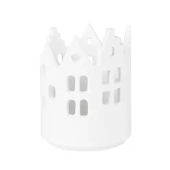 Candle Holders>Kirklands Home City Light Cityscape Votive Candle Holder White
