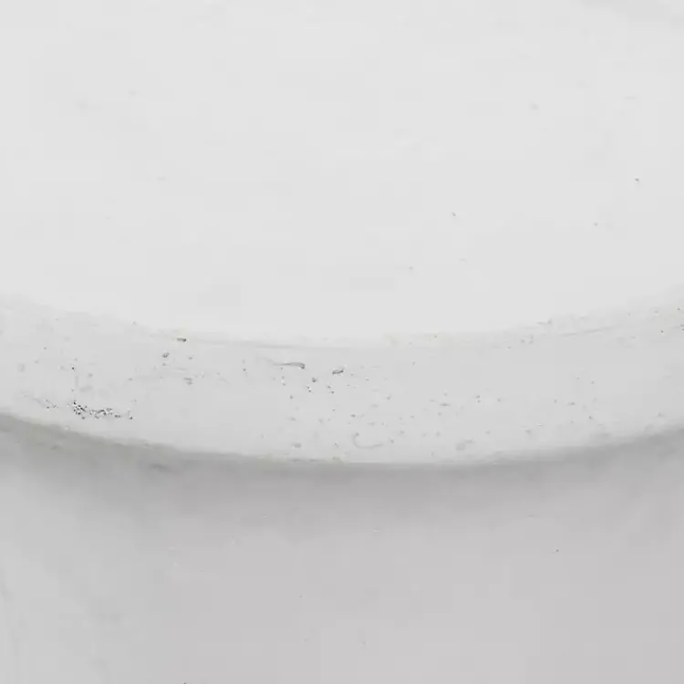 Kirklands Home Clay Hourglass Accent Table White Discount