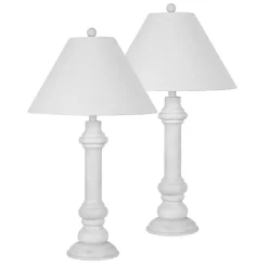 Kirklands Home Coastal Ariel Table Lamps, Set of 2 White Discount
