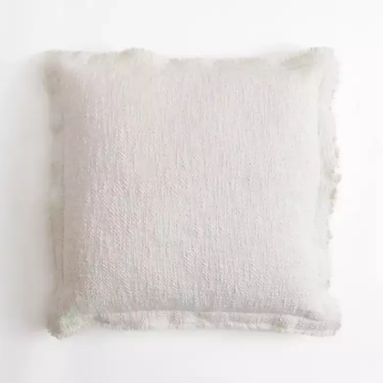 Pillows>Kirklands Home Coco Flange Pillow White