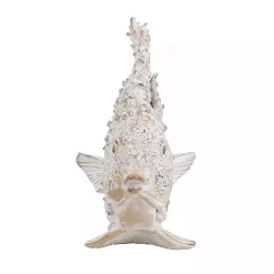 Statues & Figurines>Kirklands Home Coral Angelfish Figurine White