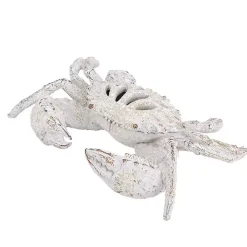 Statues & Figurines>Kirklands Home Coral Crab Figurine White