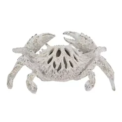 Statues & Figurines>Kirklands Home Coral Crab Figurine White