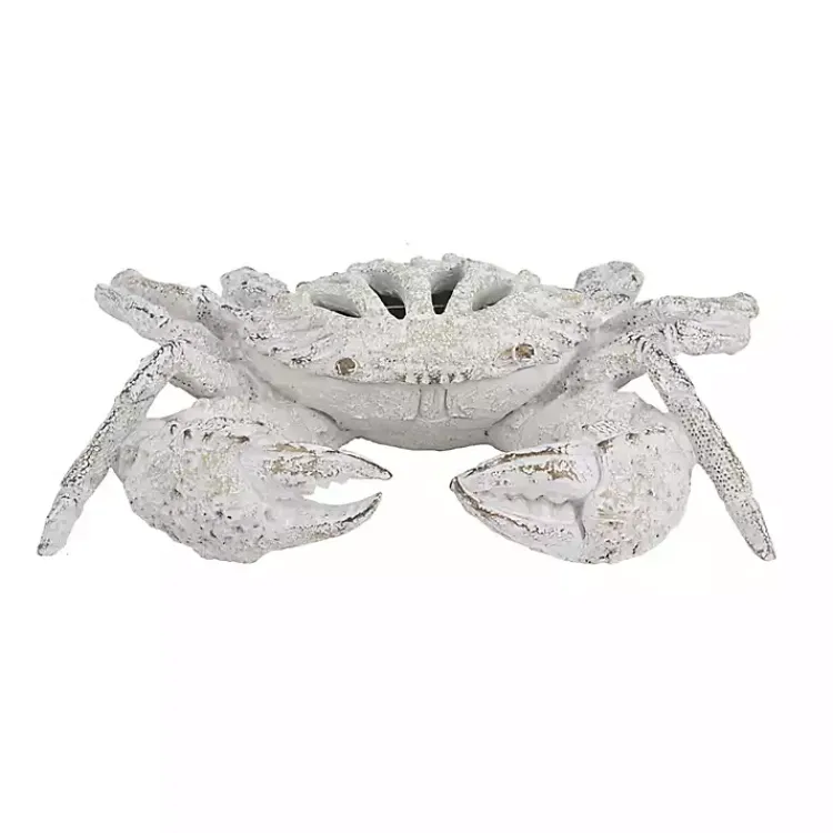 Statues & Figurines>Kirklands Home Coral Crab Figurine White