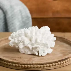 Statues & Figurines>Kirklands Home Coral Statue, 6 in. White