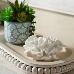Statues & Figurines>Kirklands Home Coral Statue, 6 in. White