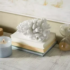 Statues & Figurines>Kirklands Home Coral Statue, 8 in. White