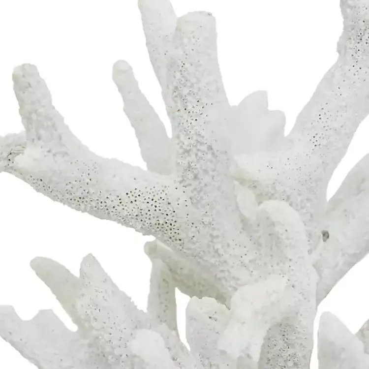 Statues & Figurines>Kirklands Home Coral Statue on Base, 12 in. White
