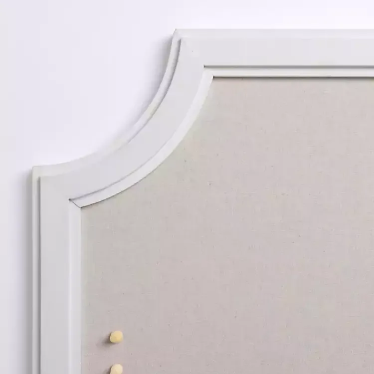 Kirklands Home White Curved Frame Pinboard Hot