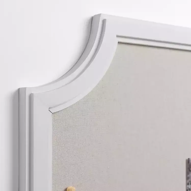 Kirklands Home White Curved Frame Pinboard Hot