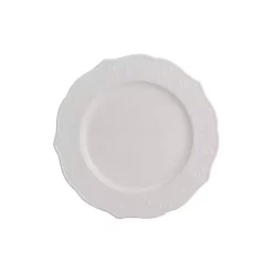 Kirklands Home Dahlia Embossed Side Plates, Set of 6 White Best