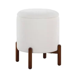 Kirklands Home Daniella Storage Ottoman White Best