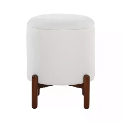 Kirklands Home Daniella Storage Ottoman White Best