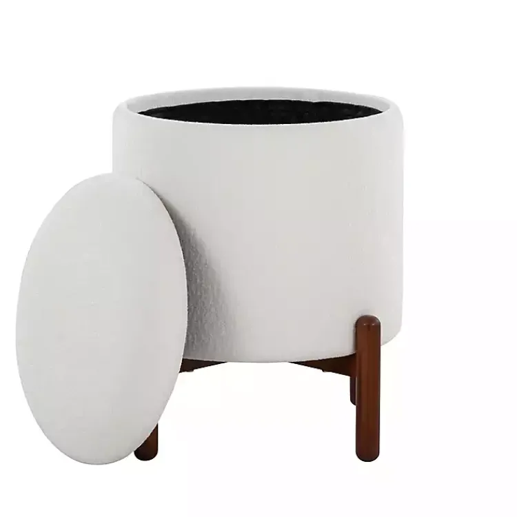 Kirklands Home Daniella Storage Ottoman White Best