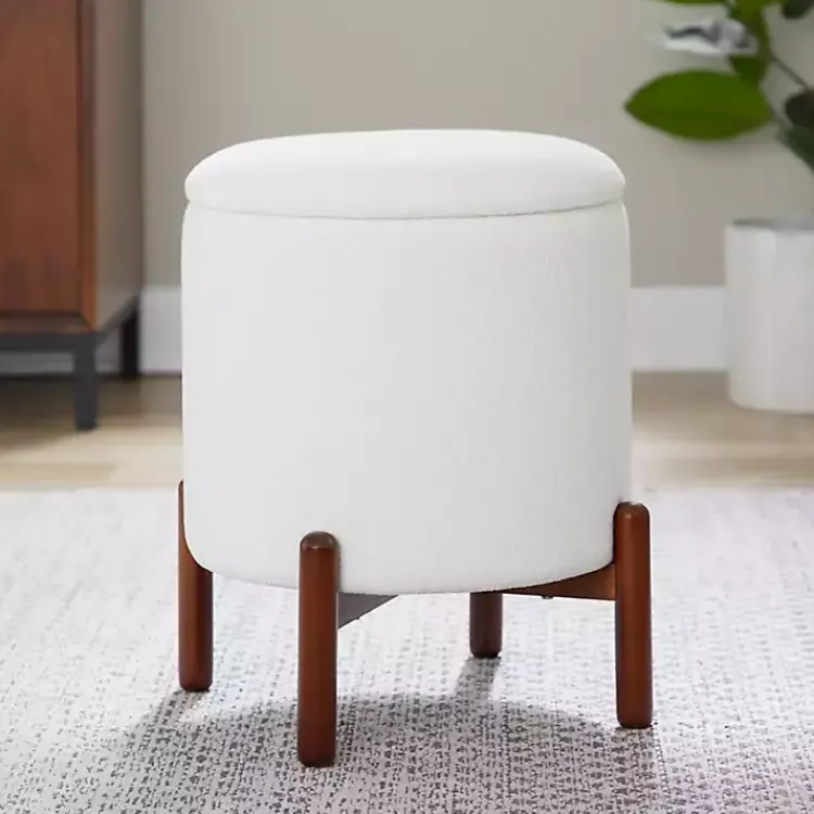 Kirklands Home Daniella Storage Ottoman White Best