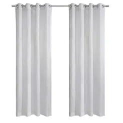 Kirklands Home Diamond Sheer Curtain Panel, 84 in. White Discount