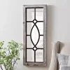 Kirklands Home White Distressed Panel Wall Mirror Hot