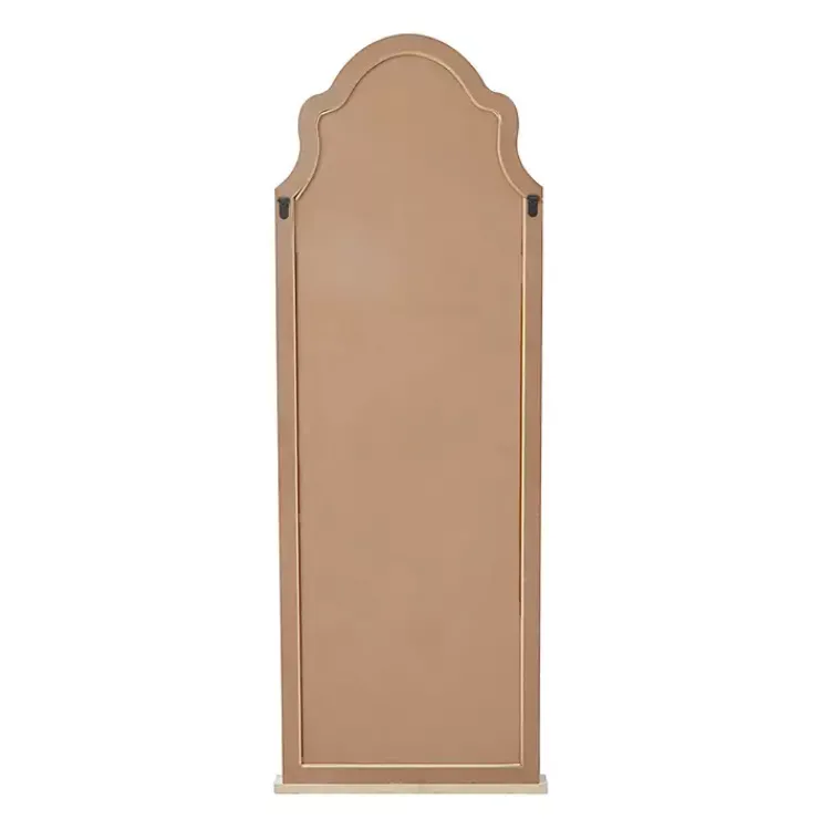 Kirklands Home White Distressed Wood Arched Wall Mirror Online