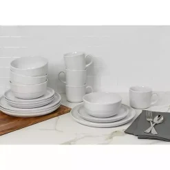 Kirklands Home Double Line 16-pc. Dinnerware Set White Sale