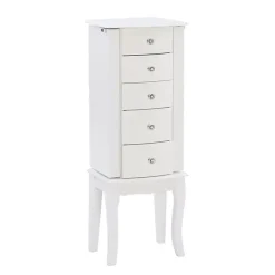 Kirklands Home 5-Drawer Jasmine Petite Jewelry Armoire White Discount