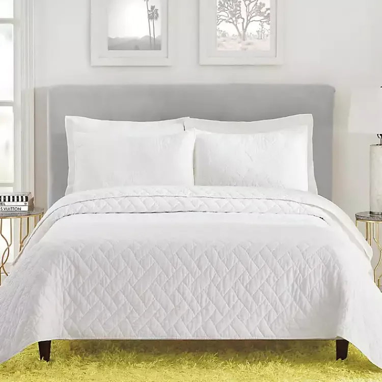 Kirklands Home Dream Weaver 3-pc. King Coverlet Set White Best