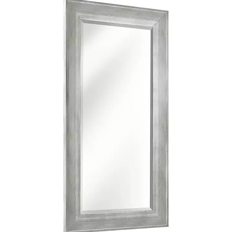 Kirklands Home White Driftwood Framed Leaner Mirror Clearance