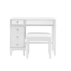 Kirklands Home Eva Mirrored 2-pc. Vanity Set White Hot