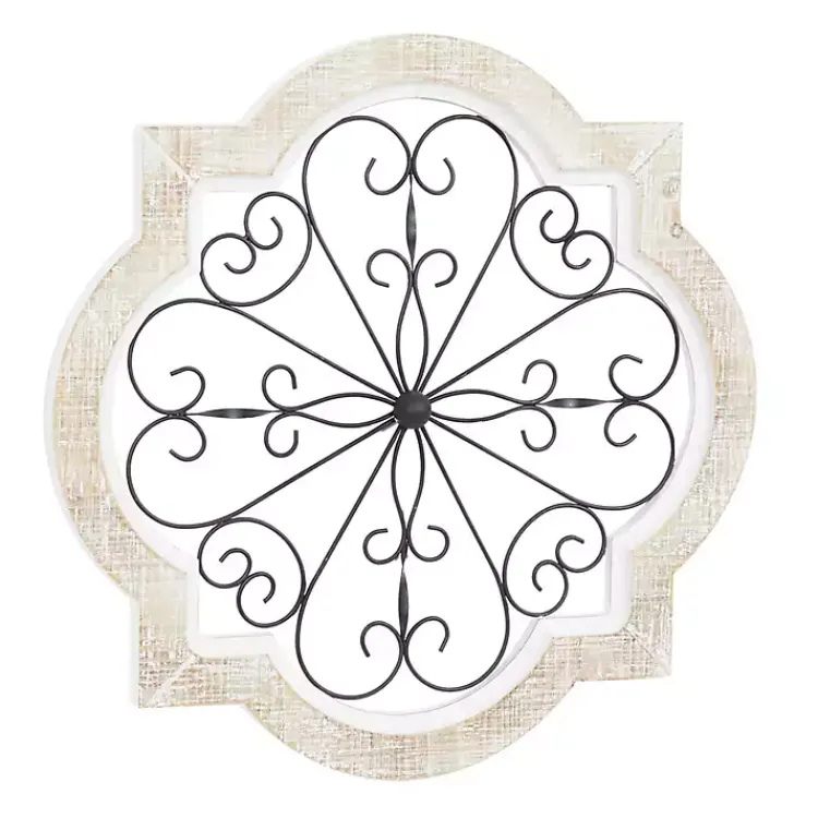 Kirklands Home Farmhouse Abstract Wall Plaque White Best
