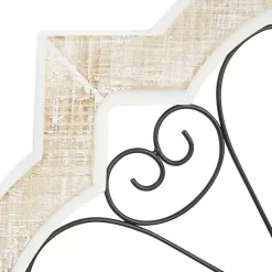 Kirklands Home Farmhouse Abstract Wall Plaque White Best