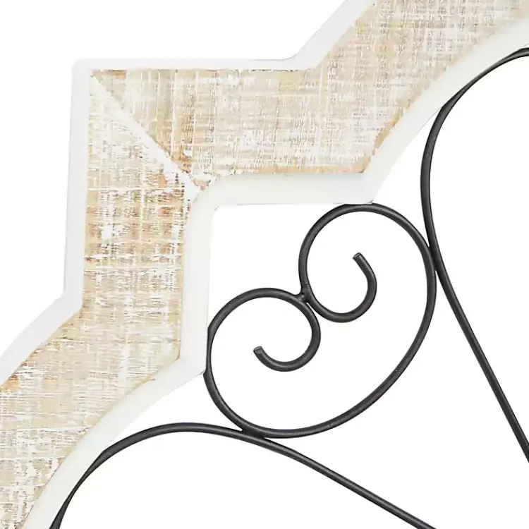 Kirklands Home Farmhouse Abstract Wall Plaque White Best