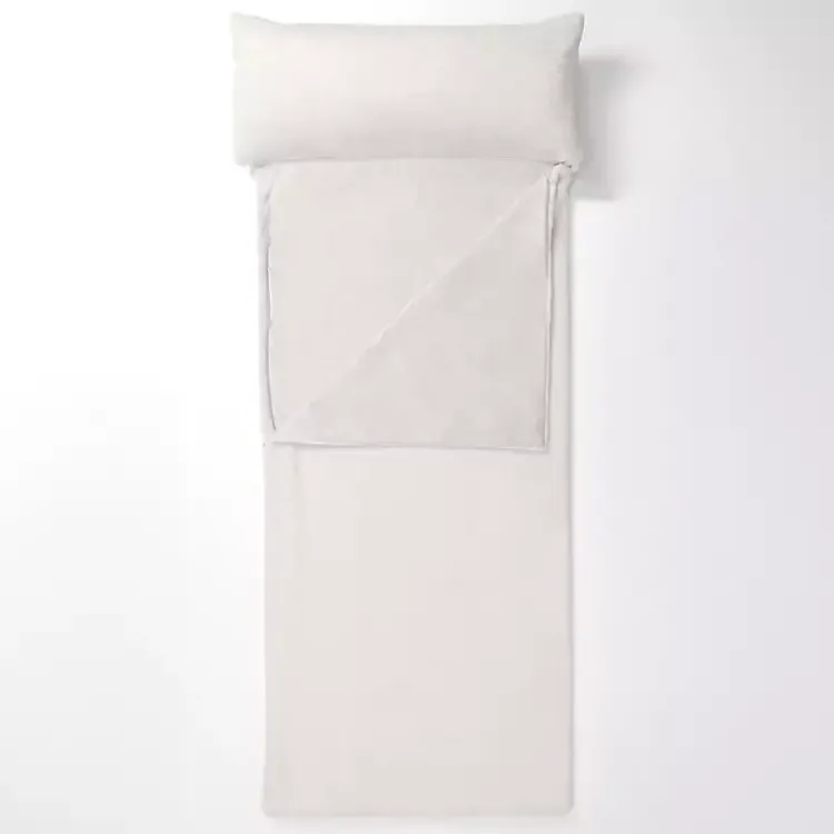 Blankets & Throws>Kirklands Home Faux Fur Slumber Bag White