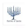 Hanukkah Decorations>Kirklands Home White Festival of Lights Canvas Art Print