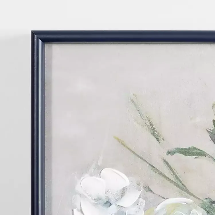 Kirklands Home Floral Framed Canvas Art Print White