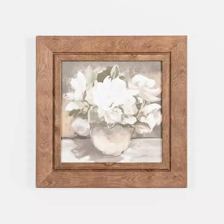 Kirklands Home Floral in Vase Framed Art Print White Discount