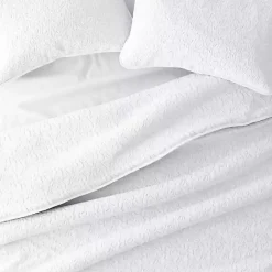 Kirklands Home Floral Stitch 3-pc. King Quilt Set White Best