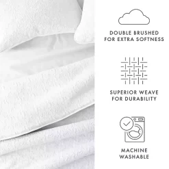 Kirklands Home Floral Stitch 2-pc. Twin Quilt Set White Outlet