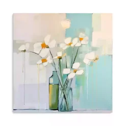 Kirklands Home White Flowers on the Window Canvas Art Print