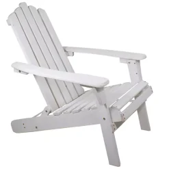 Kirklands Home Folding Wooden Adirondack Chair White Outlet