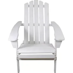 Kirklands Home Folding Wooden Adirondack Chair White Outlet