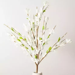 Stems & Bouquets>Kirklands Home Forsythia Stem, 30 in. White