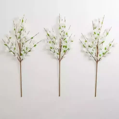 Stems & Bouquets>Kirklands Home Forsythia Stems, Set of 3 White
