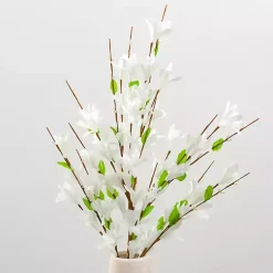 Stems & Bouquets>Kirklands Home Forsythia Stems, Set of 3 White