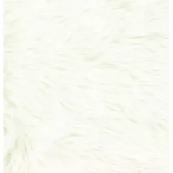 Kirklands Home Fur Storage Bench White Hot