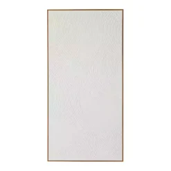 Kirklands Home Geometric Dimensional Canvas Art Print White Online