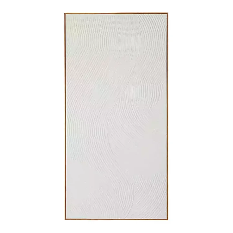 Kirklands Home Geometric Dimensional Canvas Art Print White Online