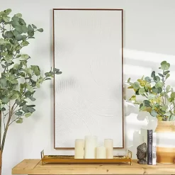 Kirklands Home Geometric Dimensional Canvas Art Print White Online